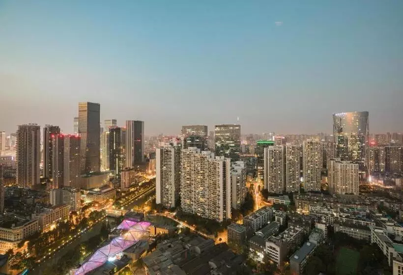 シティビューのデラックスルーム, Shangrila Chengdu