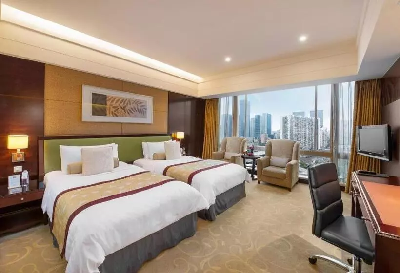 シティビューのデラックスルーム, Shangrila Chengdu