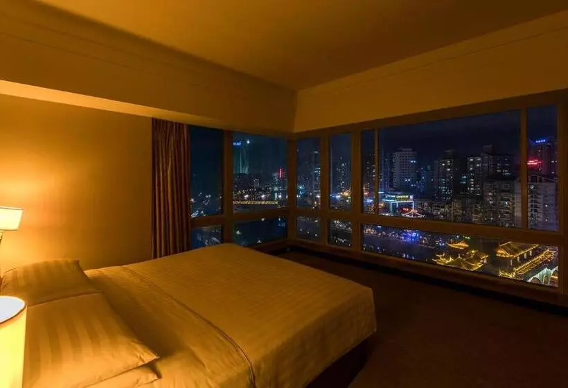 シティビューのデラックスルーム, Shangrila Chengdu