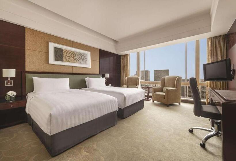 غرفة ديلوكس مطلة على المدينة, Shangrila Chengdu