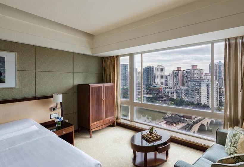 غرفة ديلوكس مطلة على النهر, Shangrila Chengdu