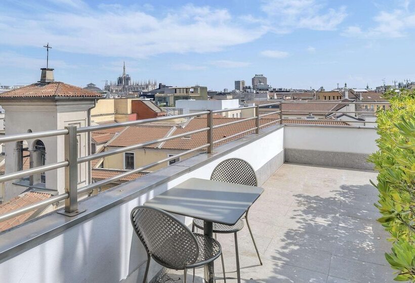 Standardrum med Terrass, B&b Hotel Milano City Center Duomo