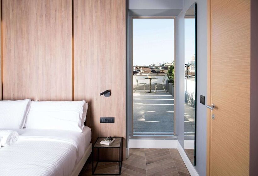 Standardrum med Terrass, B&b Hotel Milano City Center Duomo