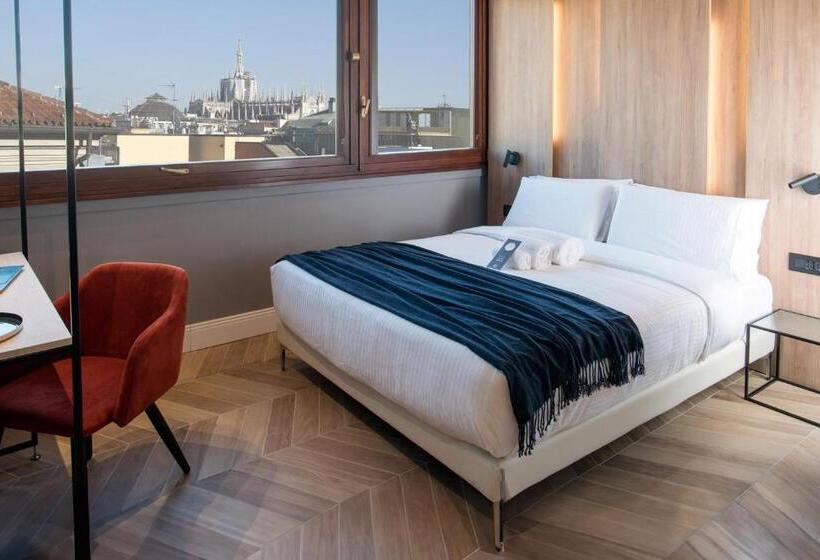 اتاق استاندارد با چشم‌انداز شهر, B&b Hotel Milano City Center Duomo