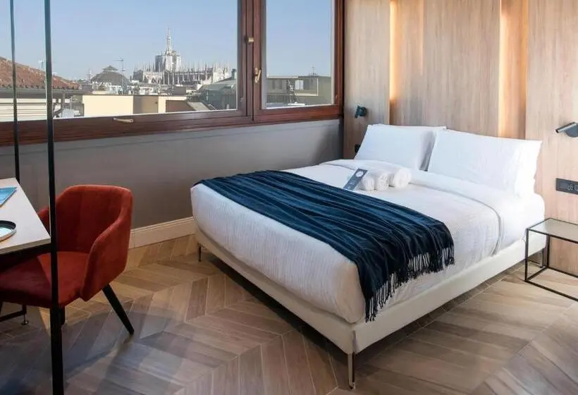 اتاق استاندارد با چشمانداز شهر, B&b Hotel Milano City Center Duomo
