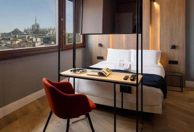 اتاق استاندارد با چشمانداز شهر, B&b Hotel Milano City Center Duomo