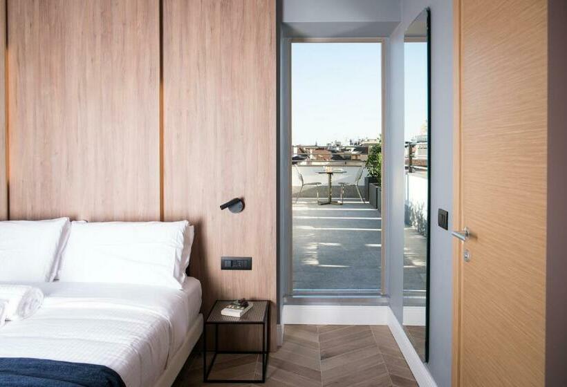 Standardrum med Terrass, B&b Hotel Milano City Center Duomo