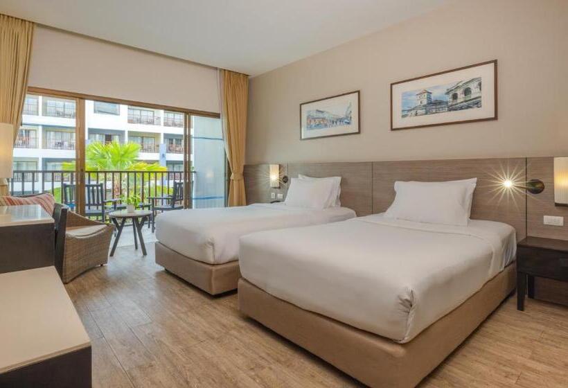 Quarto Deluxe Vista Piscina, Deevana Plaza Phuket   Sha Extra Plus