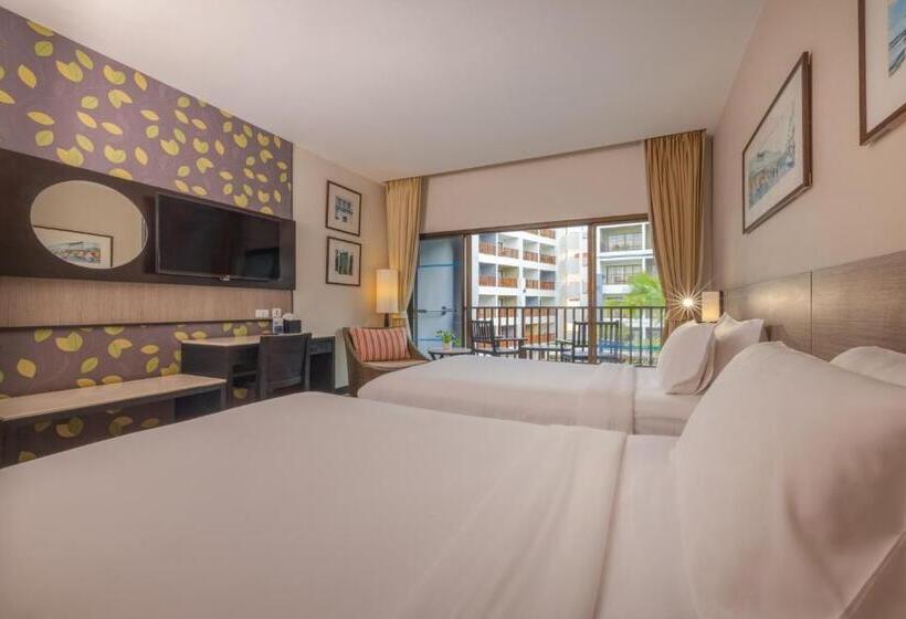 Quarto Deluxe Vista Piscina, Deevana Plaza Phuket   Sha Extra Plus