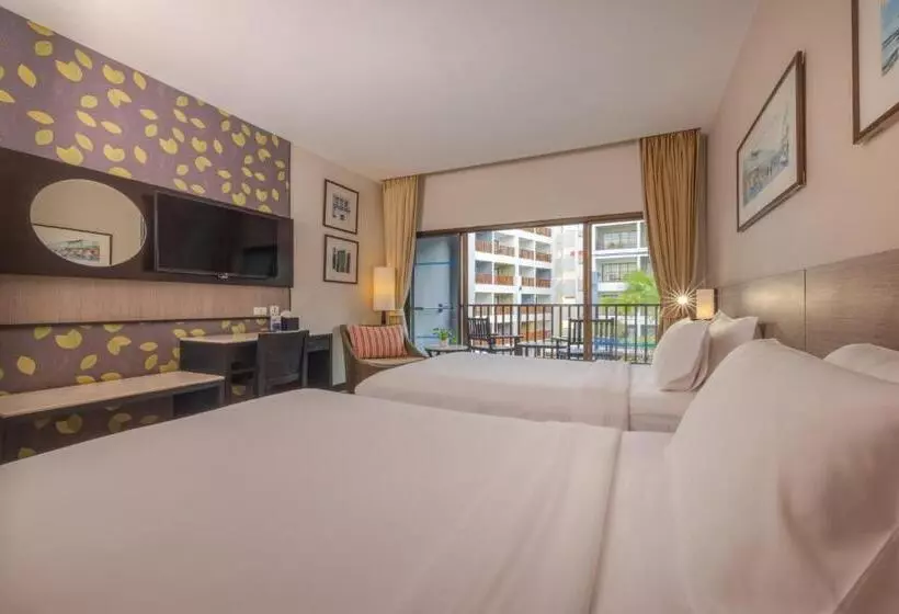اتاق لوکس با چشم‌انداز استخر, Deevana Plaza Phuket   Sha Extra Plus