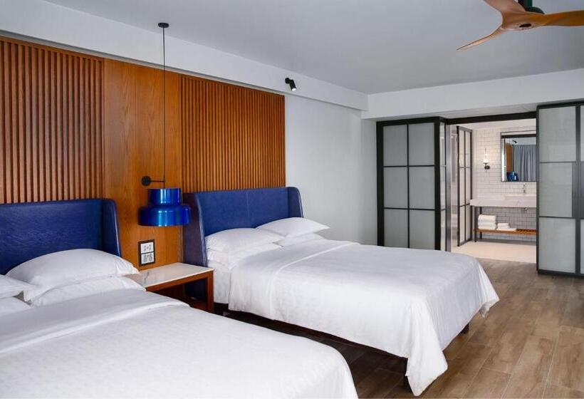 ２ダブルベッドのスタンダードルーム, Sheraton Fiji Golf & Beach Resort