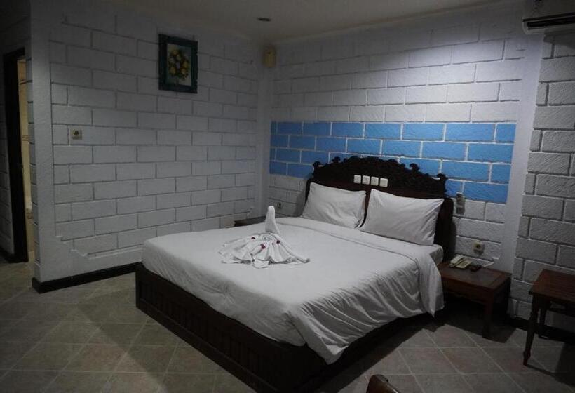 חדר דלוקס עם מרפסת, Ammara Legian By Vilarisi