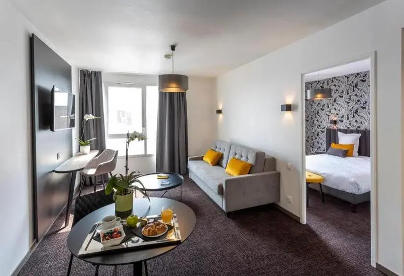 １ベッドルームアパートメント, Nemea Appart Hotel Europe Velizy Villacoublay
