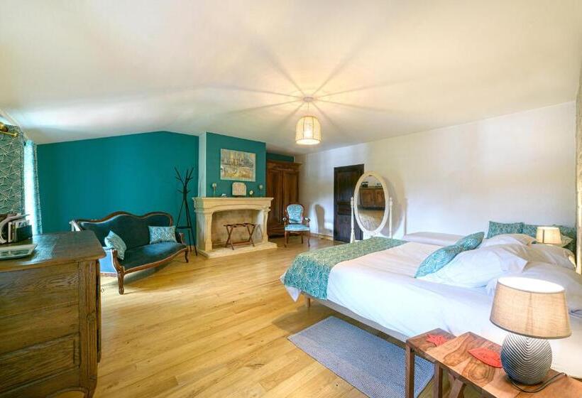 Стандартный Номер Кровать Кинг, Manoir Le Moulinal47   Vue Panoramique