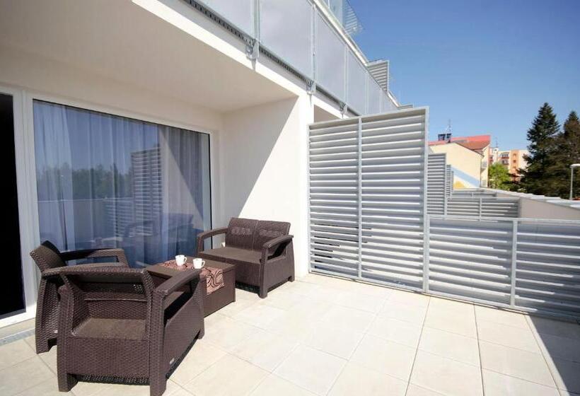 テラス付き１ベッドルームアパートメント, Apartmány Viva Třeboň