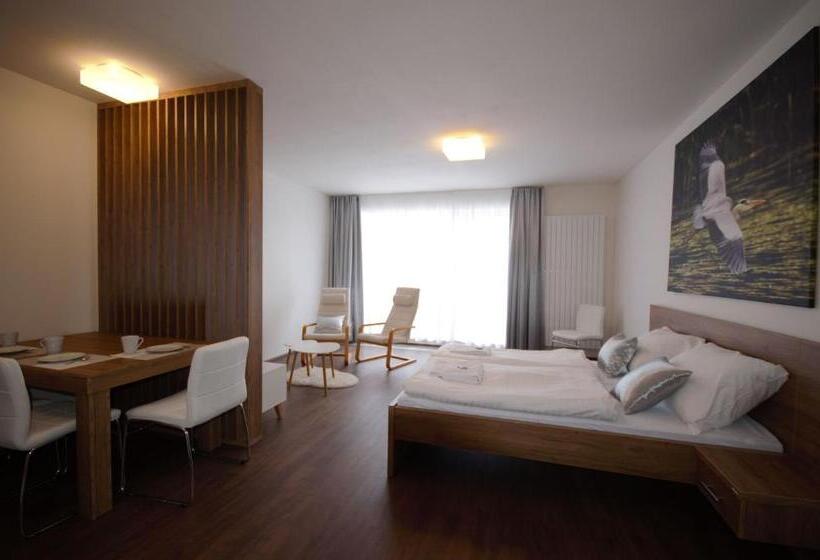 テラス付き１ベッドルームアパートメント, Apartmány Viva Třeboň