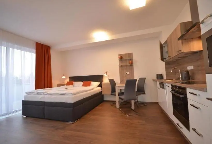 آپارتمان 1 خوابه با بالکن, Apartmány Viva Třeboň