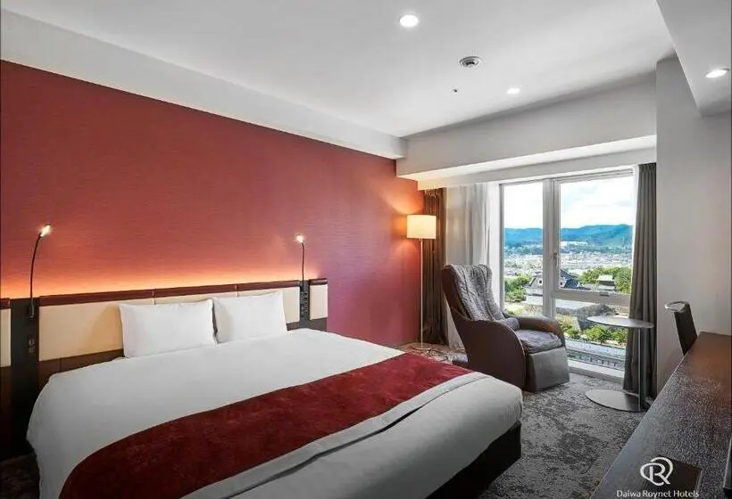 キングサイズベッド、ビュー付きデラックスルーム, Daiwa Roynet Hotel Fukuyama Ekimae
