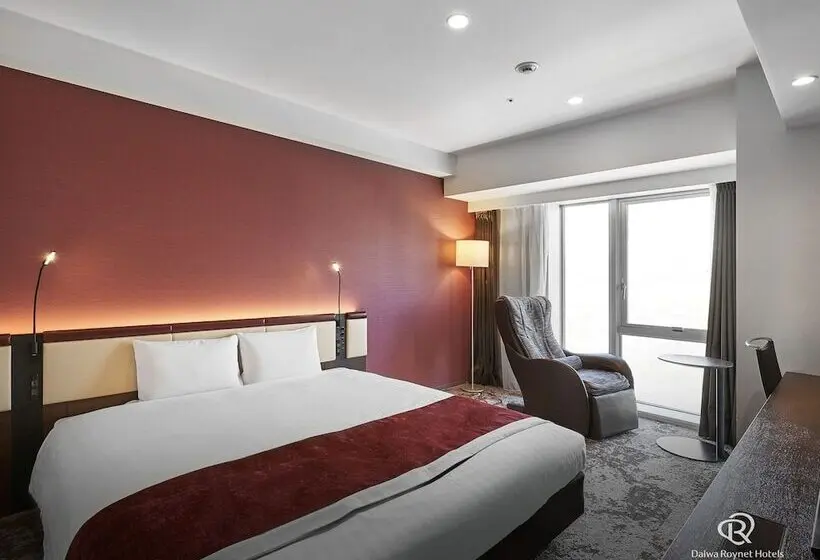 キングサイズベッドのデラックスルーム, Daiwa Roynet Hotel Fukuyama Ekimae