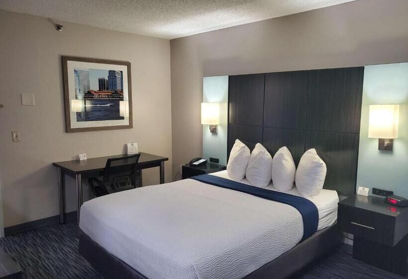 غرفة قياسية سرير كينج لذوى الإحتياجات الخاصة, Quality Inn Jacksonville   Orange Park Near Naval Air Station