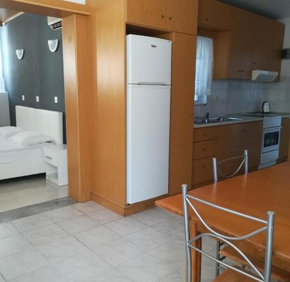 패밀리 룸 가든 전망, Family House Faliraki Studios Apartments