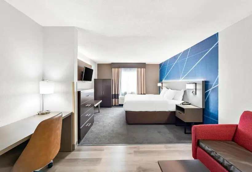 キングサイズベッドのスタンダードルーム, Comfort Suites Columbus