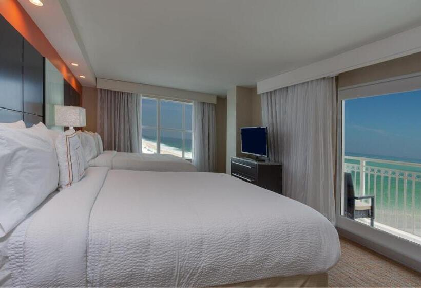 带按摩浴盆的套房, Residence Inn By Marriott Daytona Beach Oceanfront