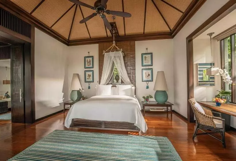 Villa 1 Makuuhuone, Four Seasons Resort Koh Samui