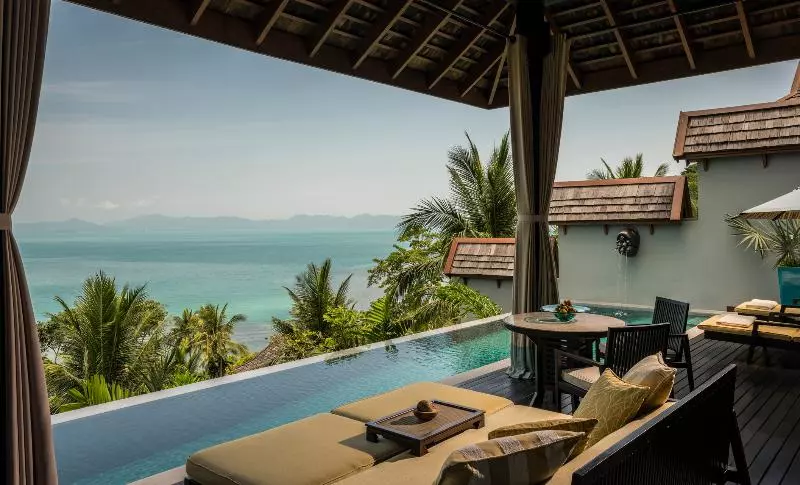 Villa 1 Makuuhuone, Four Seasons Resort Koh Samui