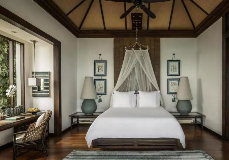 Villa 1 Makuuhuone, Four Seasons Resort Koh Samui