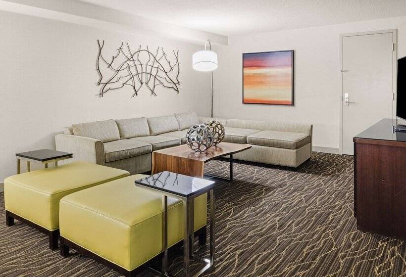 キングサイズベッドのジュニアスイート, Hilton Salt Lake City Center