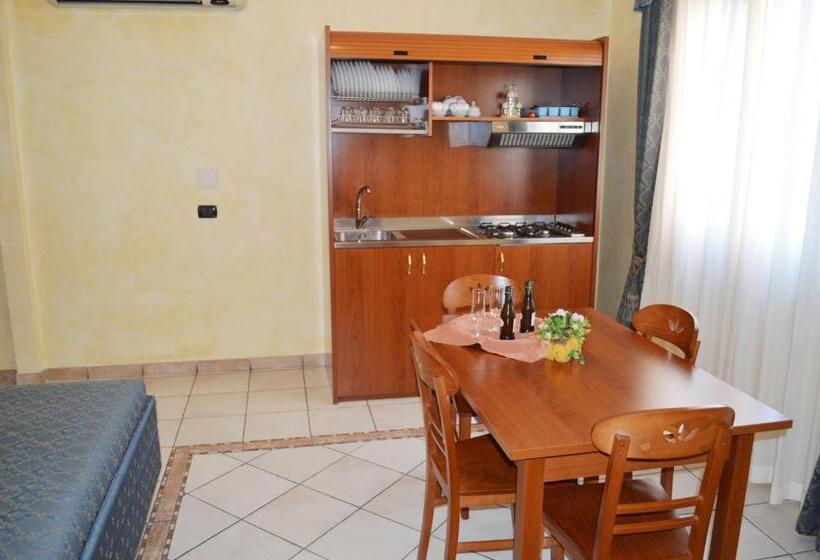 带1个卧室的公寓, Residence Alberghiero Eolie