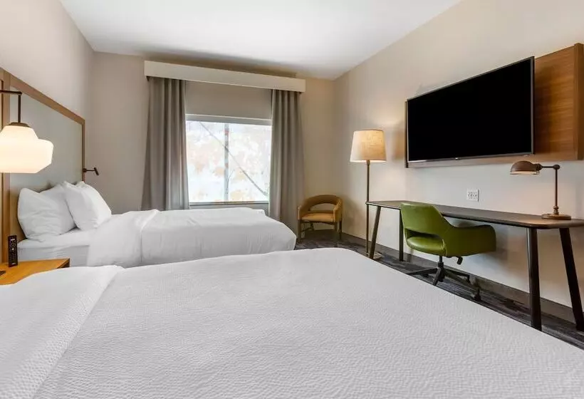 ２ダブルベッドのスタンダードルーム, Fairfield By Marriott Inn & Suites Sandusky