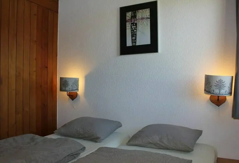 Standard-bungalow 2 Makuuhuonetta, Leysin Lodge