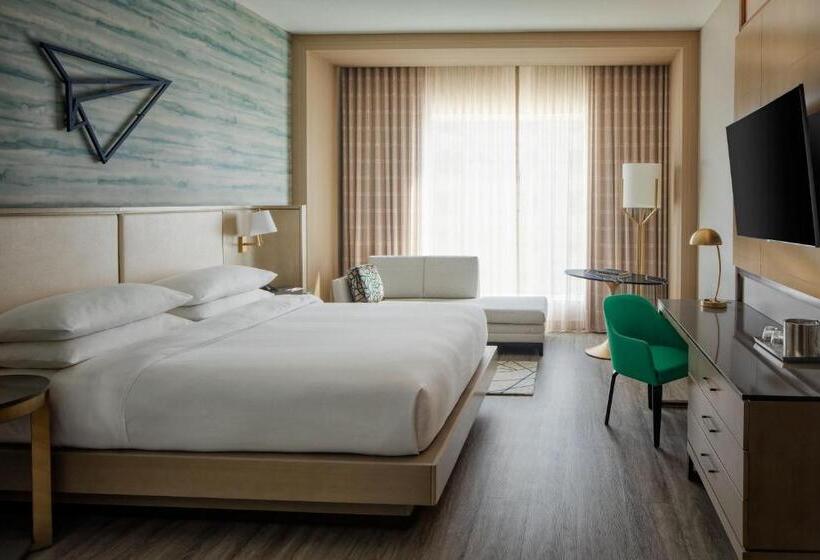 キングサイズベッドのクラブルーム, Marriott Fort Lauderdale Airport