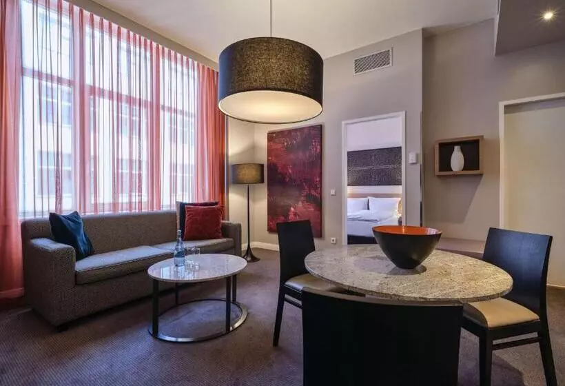 ファミリールーム, Adina Apartment Hotel Berlin Checkpoint Charlie