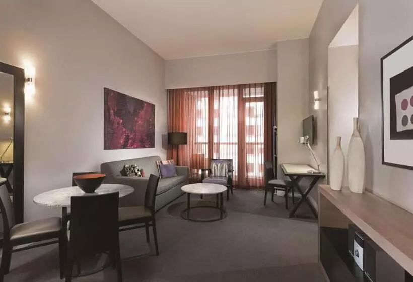 バルコニー付のの１ベッドルームプレミアムアパートメント, Adina Apartment Hotel Berlin Checkpoint Charlie