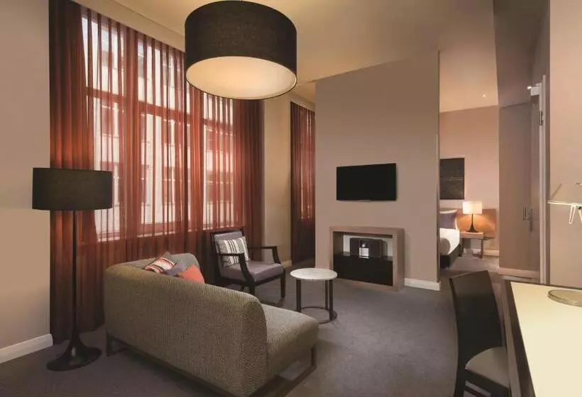 バルコニー付のの１ベッドルームプレミアムアパートメント, Adina Apartment Hotel Berlin Checkpoint Charlie