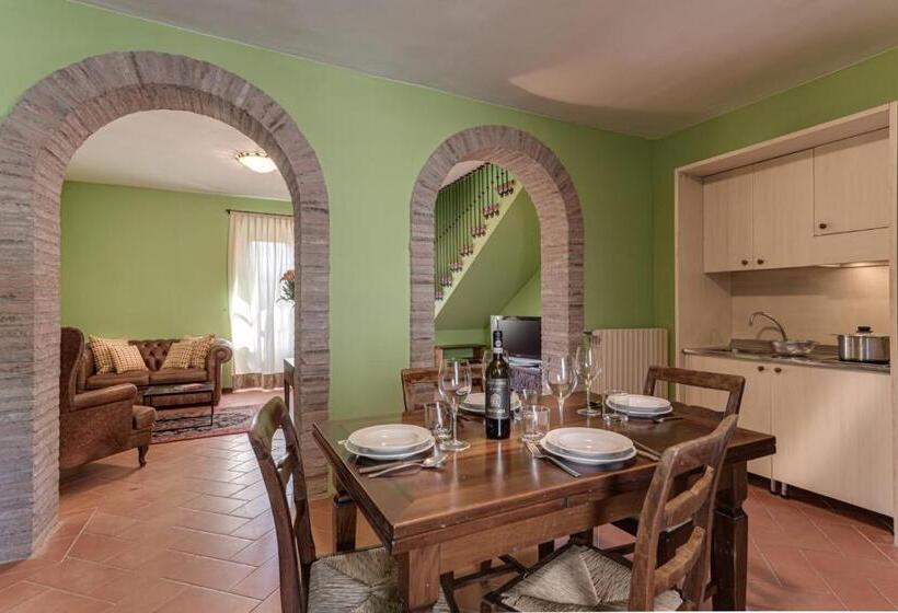 带2个卧室的公寓, Villa Campomaggio Resort & Spa