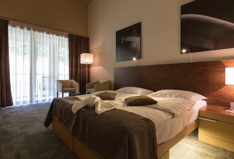 اتاق استاندارد با چشم‌انداز استخر, Terme Olimia   Hotel Sotelia