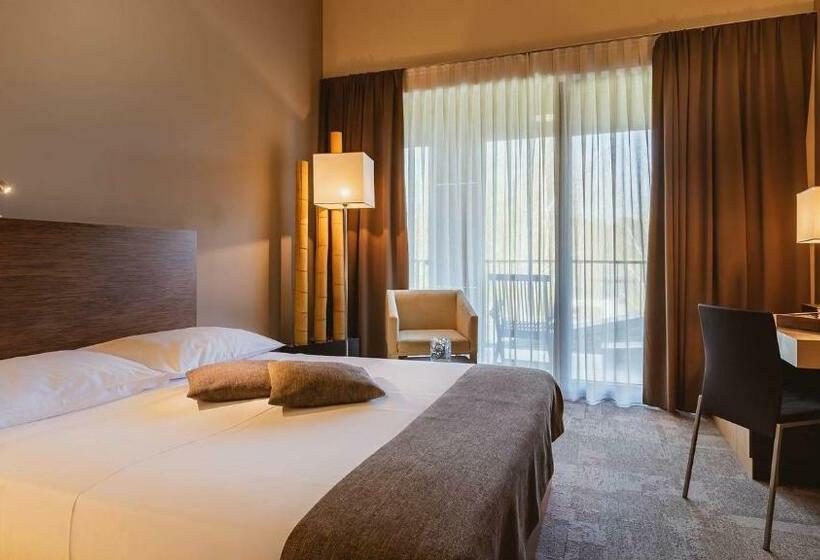 اتاق استاندارد با چشم‌انداز استخر, Terme Olimia   Hotel Sotelia