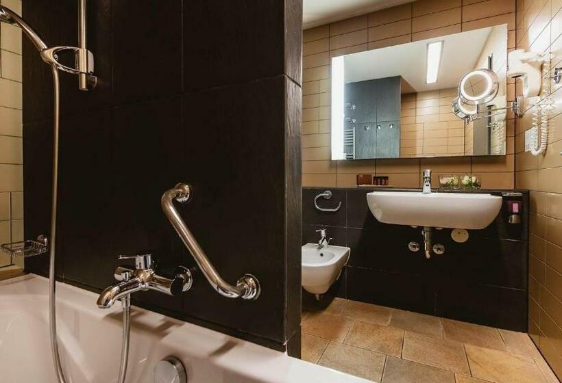 اتاق استاندارد با چشم‌انداز استخر, Terme Olimia   Hotel Sotelia