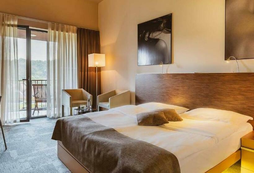 اتاق استاندارد با چشم‌انداز استخر, Terme Olimia   Hotel Sotelia