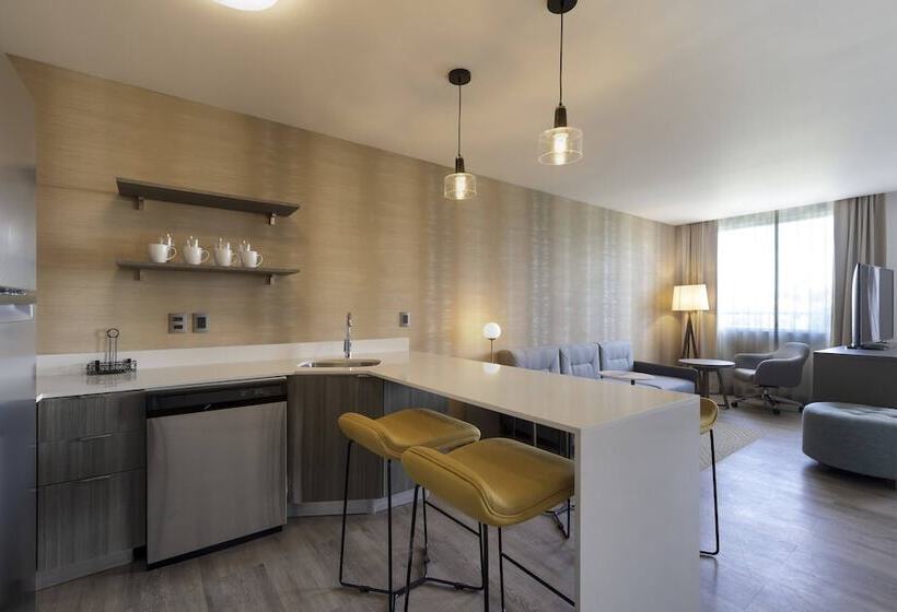 带双人床的标准工作室, Residence Inn By Marriott Cancun Hotel Zone