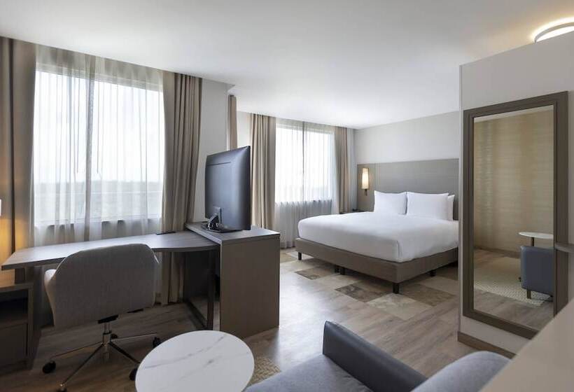 带双人床的标准工作室, Residence Inn By Marriott Cancun Hotel Zone