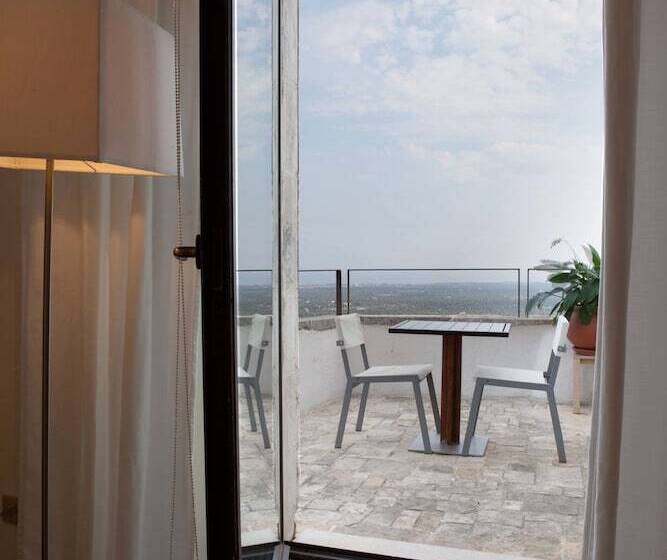 חדר דלוקס עם מרפסת נוף לים, La Sommità Relais & Chateaux