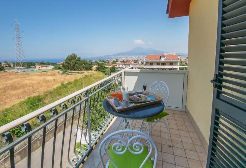 キングサイズベッドのスタンダードルーム, Perla Beach Stabia B&b