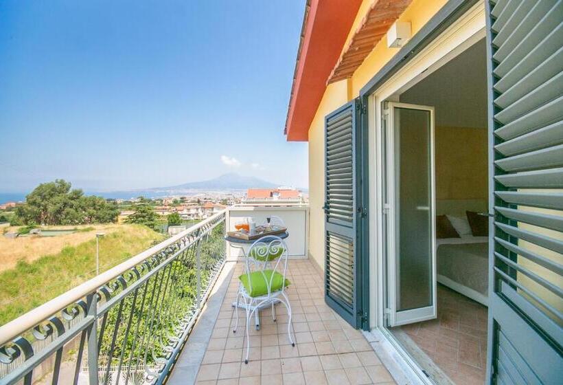 キングサイズベッドのスタンダードルーム, Perla Beach Stabia B&b