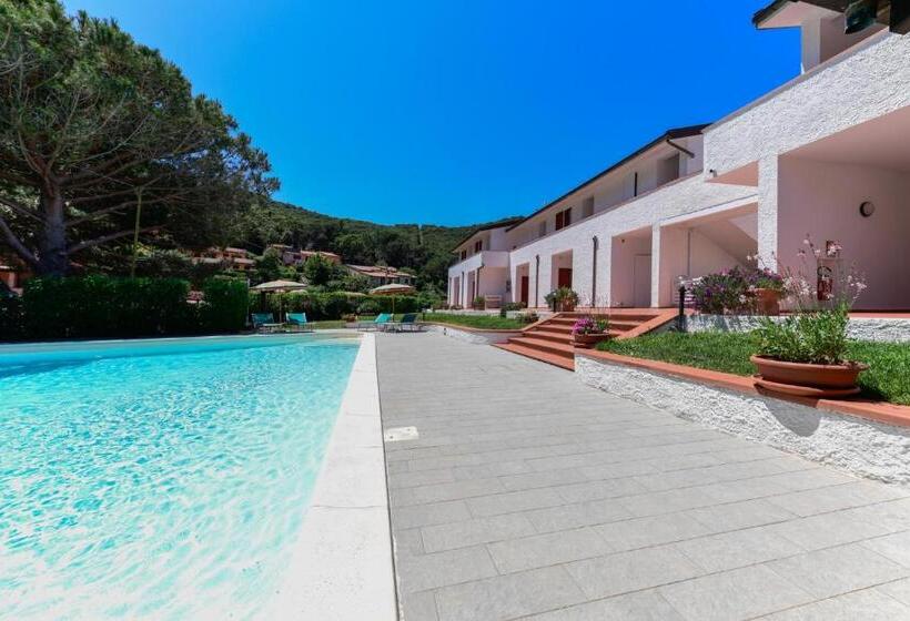 Апартаменты 1 Спальня Вид на Море, Elba Island Resort Pool & Tennis