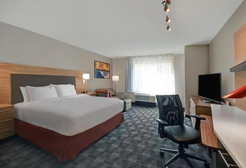 キングサイドベッドのスタンダードワンルーム, Towneplace Suites By Marriott Grand Rapids Wyoming
